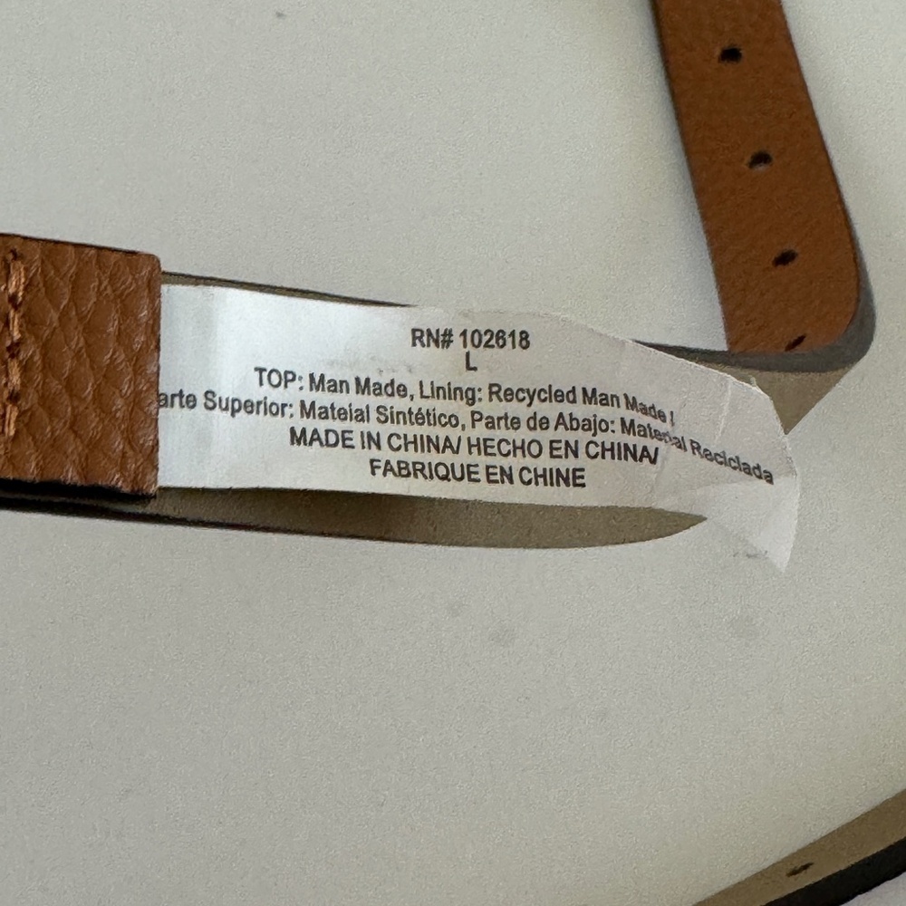 Steve Madden Tan Leather Belt Size Large Great Condition! - Picture 3 of 5